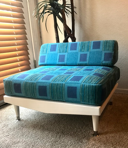 Blue Mid Century Modern Pet Daybed